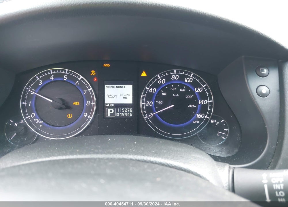 2012 INFINITI EX35 JOURNEY VIN: JN1AJ0HR4CM451467