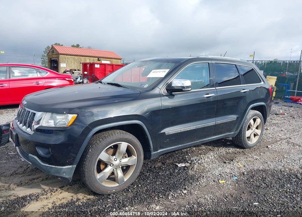 2013 JEEP GRAND CHEROKEE OVERLAND VIN: 1C4RJFCG0DC627060