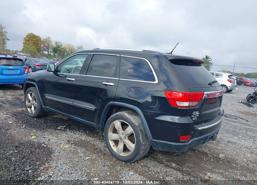 2013 JEEP GRAND CHEROKEE OVERLAND VIN: 1C4RJFCG0DC627060
