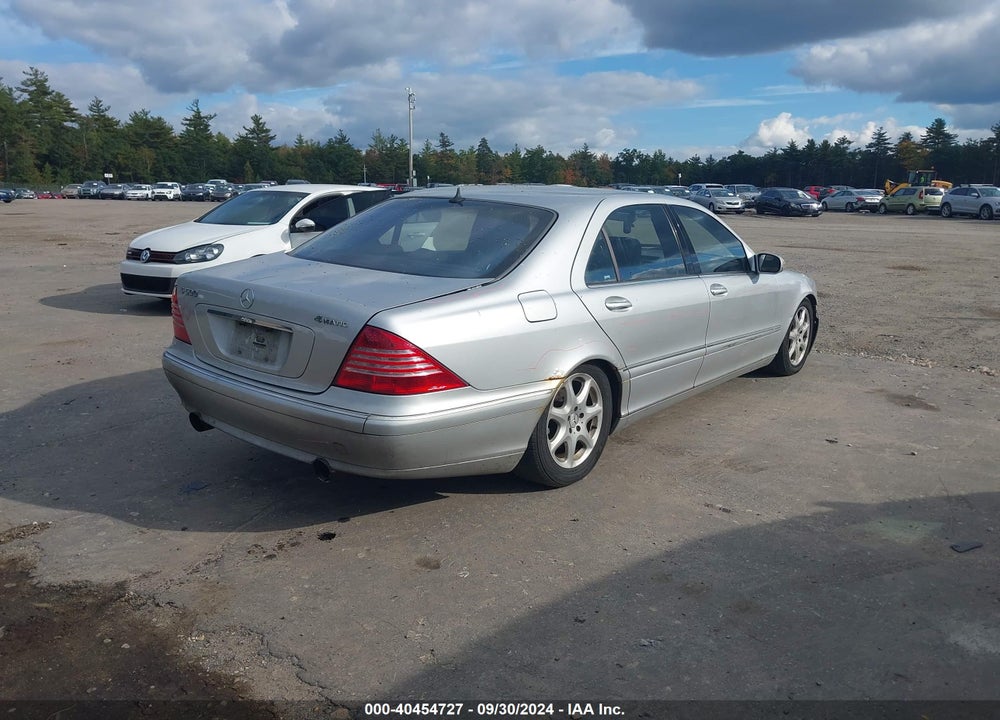 2003 MERCEDES-BENZ S 500 VIN: WDBNG84J63A352080