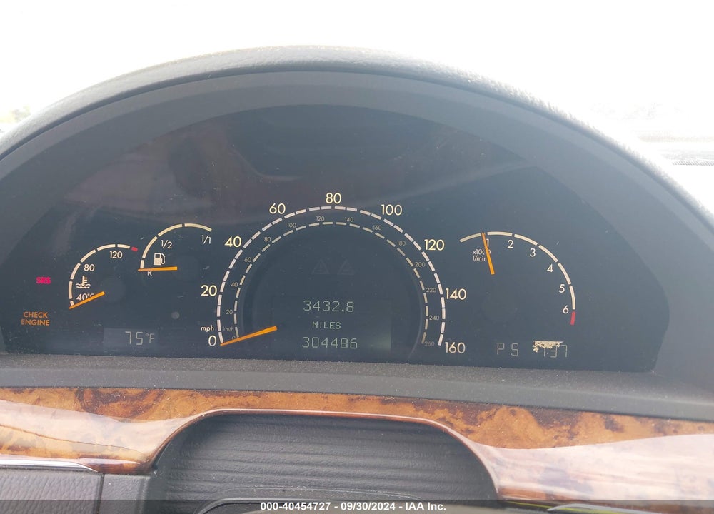2003 MERCEDES-BENZ S 500 VIN: WDBNG84J63A352080