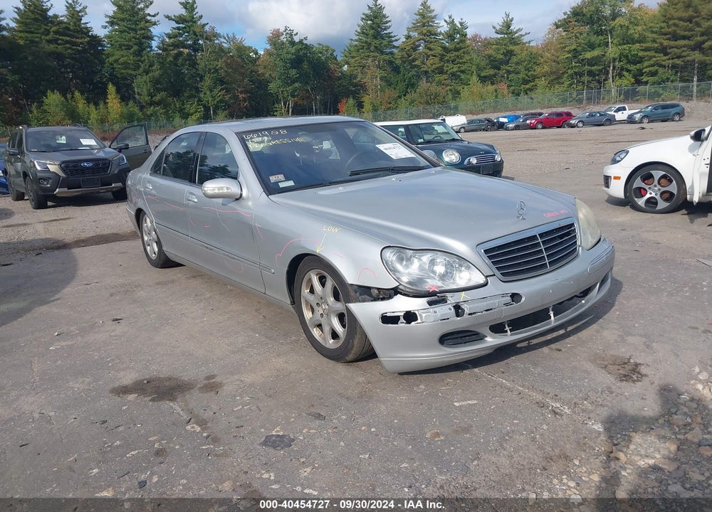 2003 MERCEDES-BENZ S 500 VIN: WDBNG84J63A352080