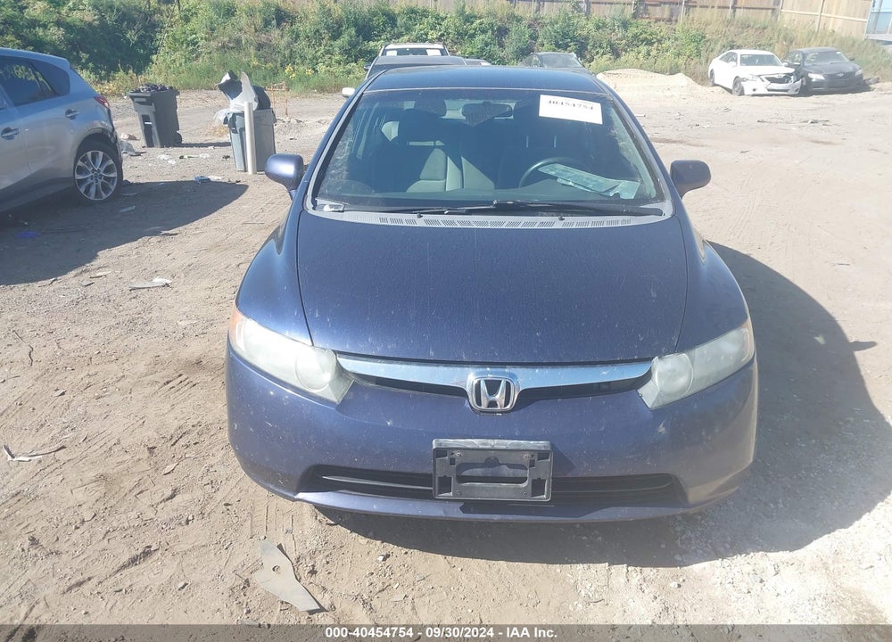 2008 HONDA CIVIC LX VIN: 1HGFA16598L086694