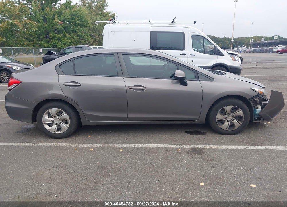 2013 HONDA CIVIC LX VIN: 19XFB2F58DE201063
