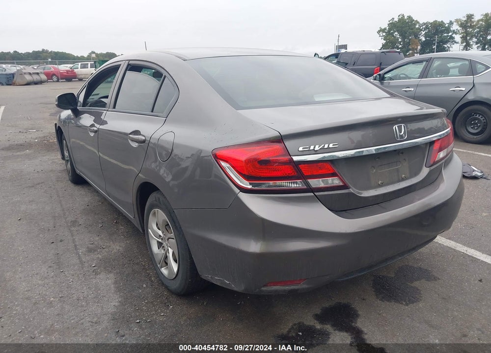 2013 HONDA CIVIC LX VIN: 19XFB2F58DE201063