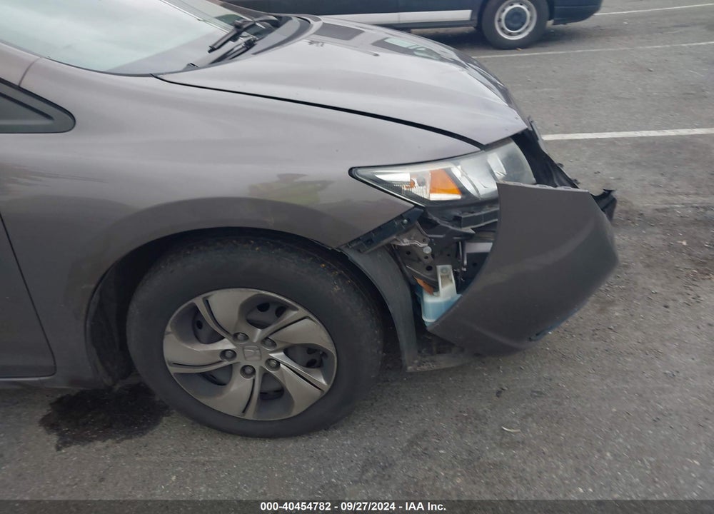 2013 HONDA CIVIC LX VIN: 19XFB2F58DE201063