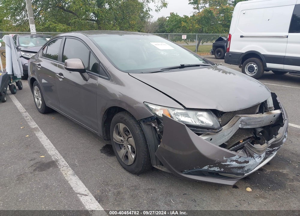 2013 HONDA CIVIC LX VIN: 19XFB2F58DE201063