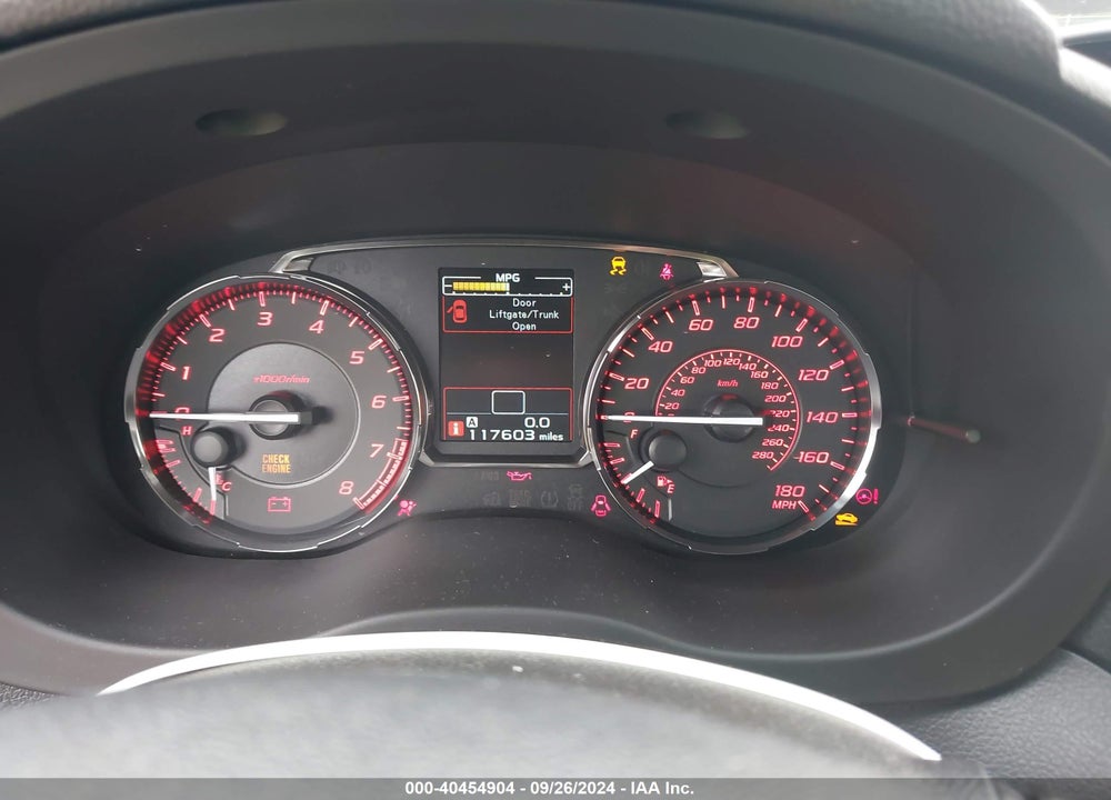 2016 SUBARU WRX VIN: JF1VA1J66G9810398