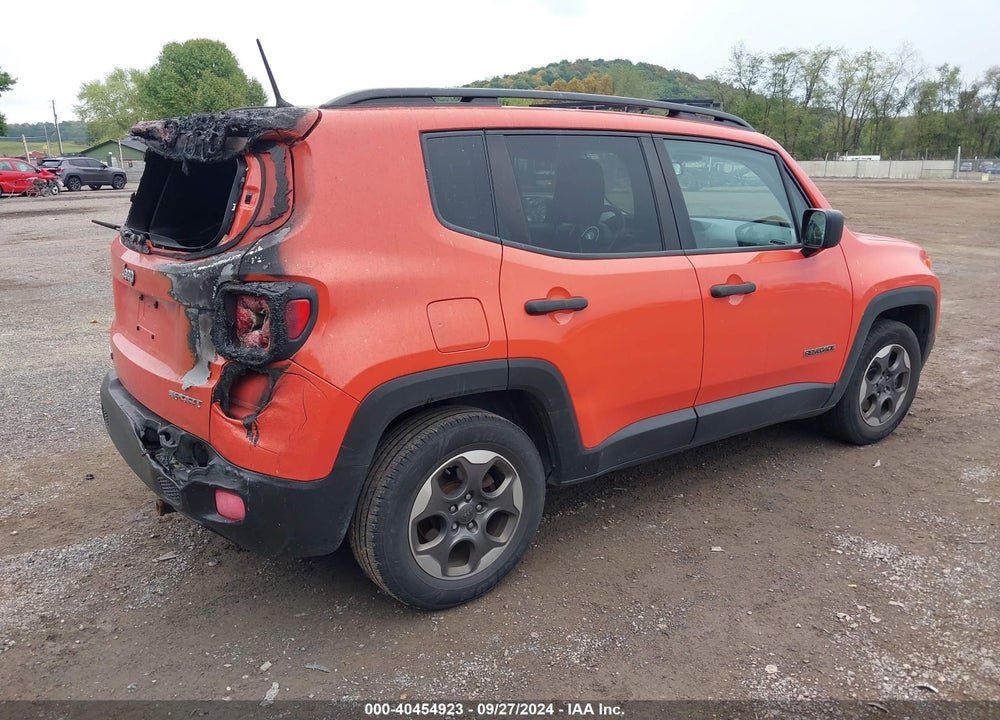 2017 JEEP RENEGADE SPORT FWD VIN: ZACCJAAB1HPF10640