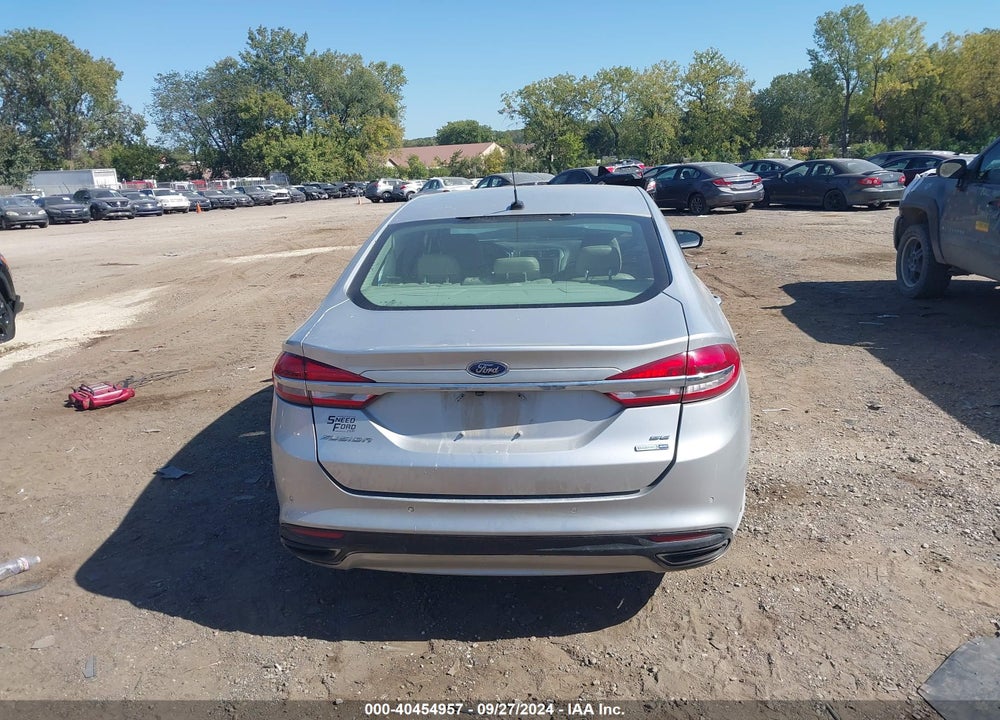 2017 FORD FUSION SE VIN: 3FA6P0T96HR185754