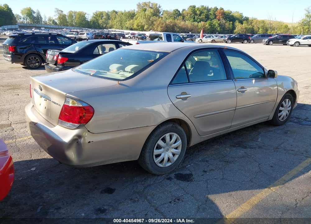 2005 TOYOTA CAMRY LE VIN: 4T1BE32K15U965763
