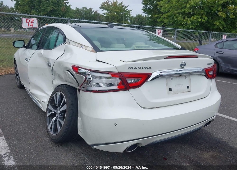 2016 NISSAN MAXIMA 3.5 PLATINUM VIN: 1N4AA6AP2GC405551