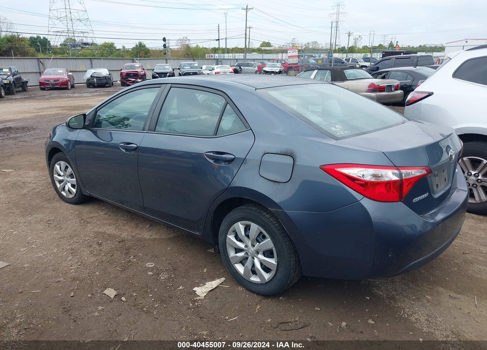 2016 TOYOTA COROLLA LE VIN: 2T1BURHE8GC484744