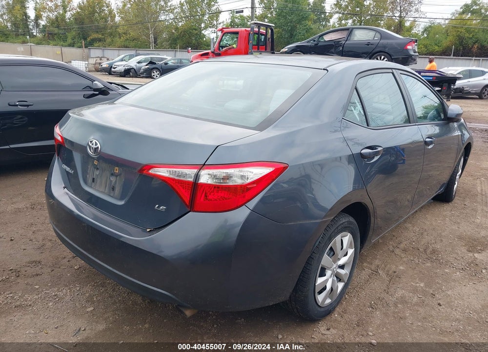 2016 TOYOTA COROLLA LE VIN: 2T1BURHE8GC484744