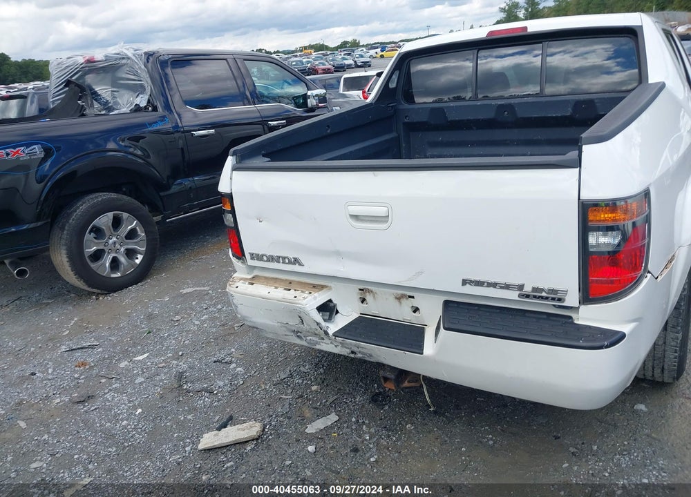 2007 HONDA RIDGELINE RTS VIN: 2HJYK16417H550404