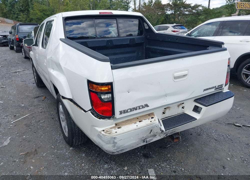 2007 HONDA RIDGELINE RTS VIN: 2HJYK16417H550404