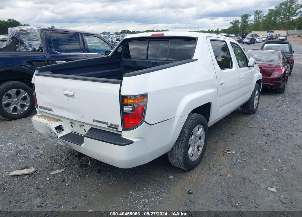 2007 HONDA RIDGELINE RTS VIN: 2HJYK16417H550404