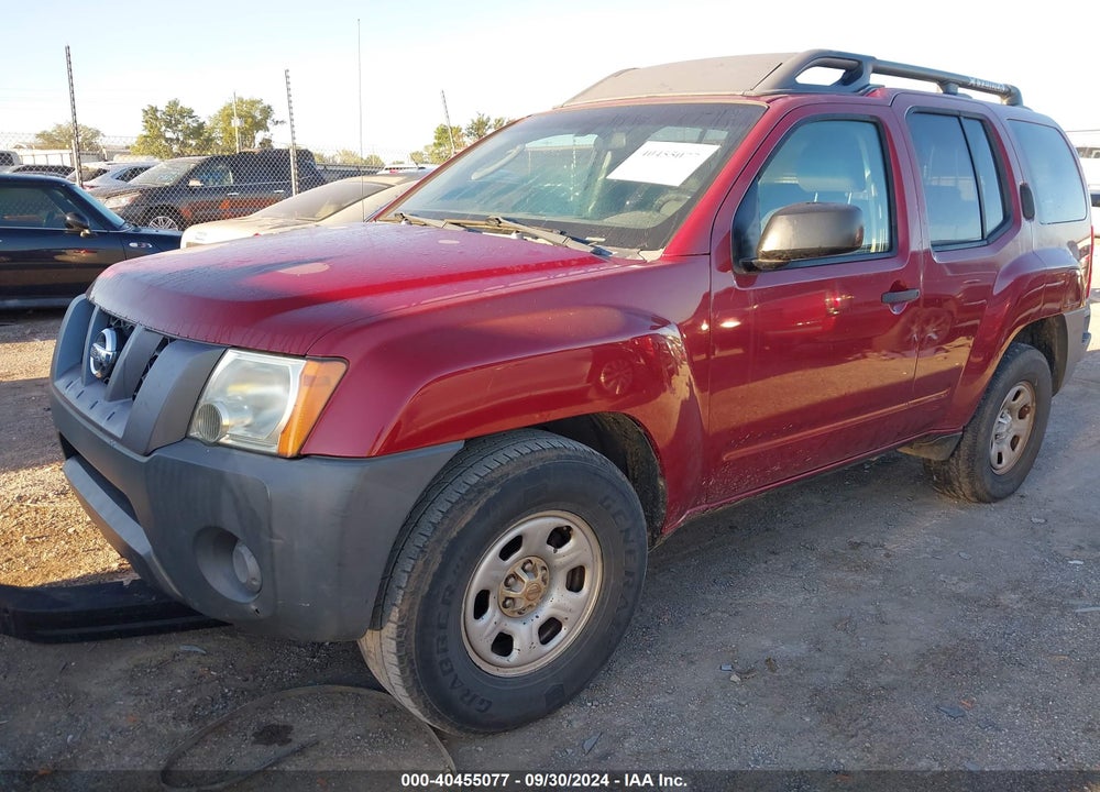 2008 NISSAN XTERRA X VIN: 5N1AN08U68C513949