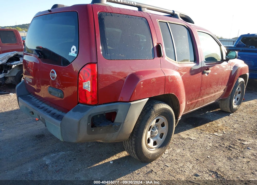2008 NISSAN XTERRA X VIN: 5N1AN08U68C513949