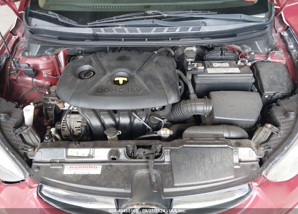 2013 HYUNDAI ELANTRA GLS VIN: 5NPDH4AE6DH312103