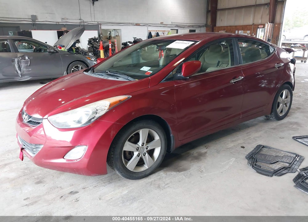 2013 HYUNDAI ELANTRA GLS VIN: 5NPDH4AE6DH312103