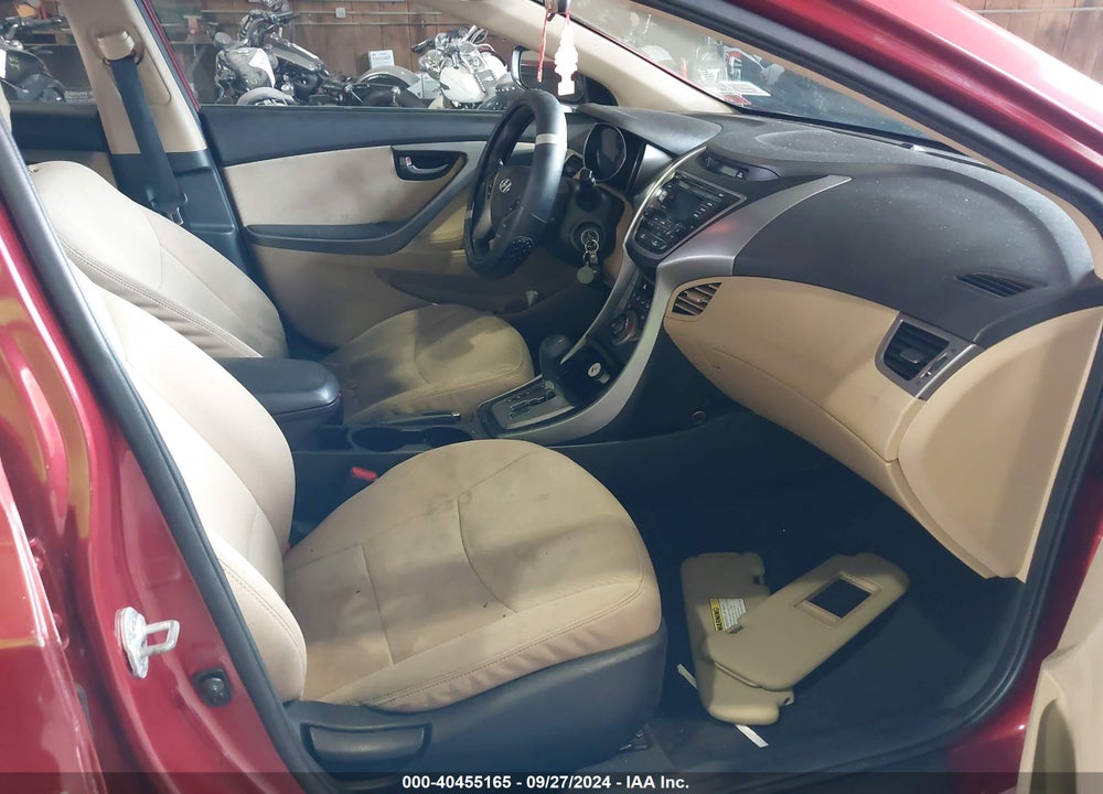 2013 HYUNDAI ELANTRA GLS VIN: 5NPDH4AE6DH312103