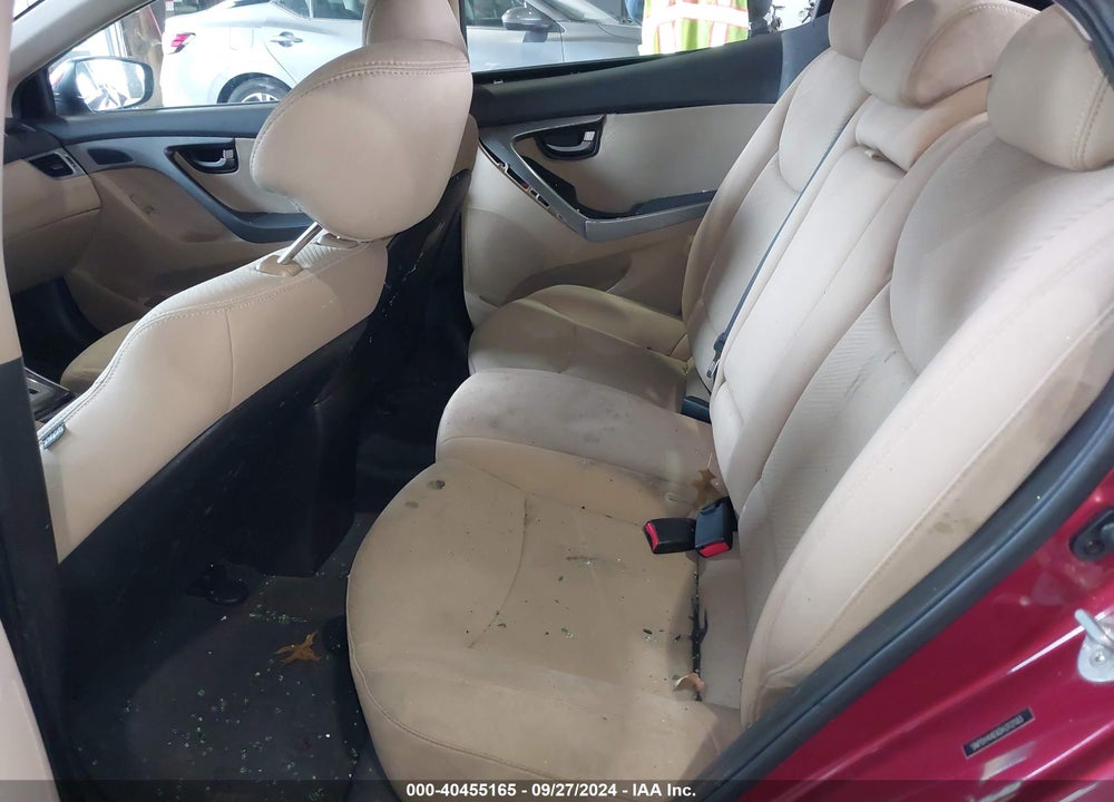 2013 HYUNDAI ELANTRA GLS VIN: 5NPDH4AE6DH312103