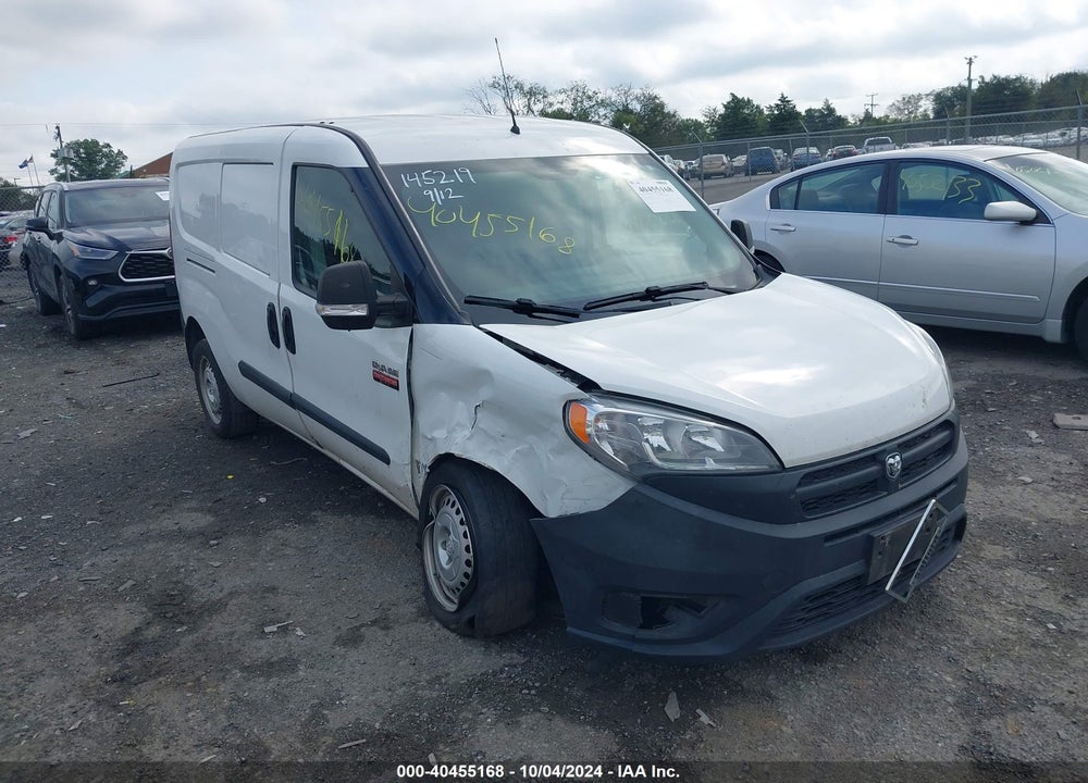 2018 RAM PROMASTER CITY TRADESMAN VIN: ZFBERFAB6J6L62852