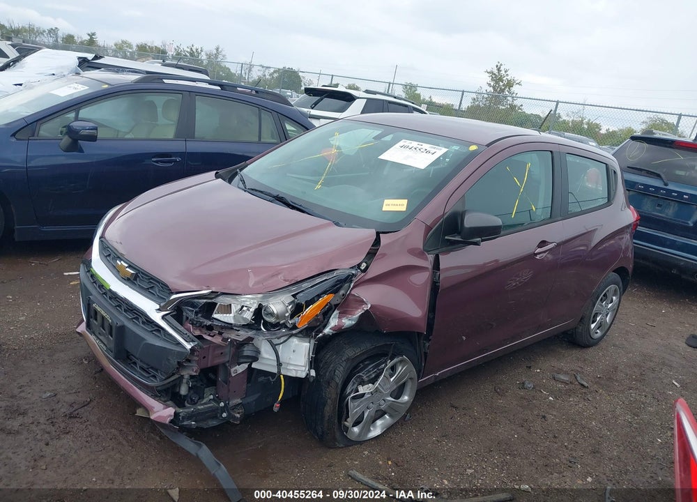 2020 CHEVROLET SPARK FWD LS AUTOMATIC VIN: KL8CB6SA6LC458914
