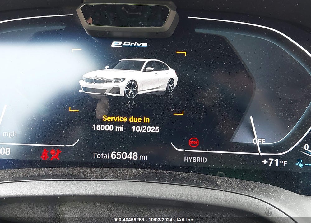 2021 BMW 3 SERIES 330E XDRIVE VIN: 3MW5P9J0XM8B73795
