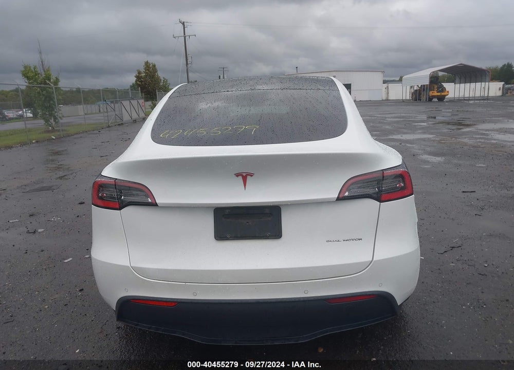 2021 TESLA MODEL Y LONG RANGE DUAL MOTOR ALL-WHEEL DRIVE VIN: 5YJYGDEEXMF076973