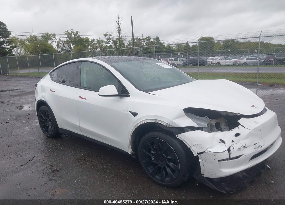 2021 TESLA MODEL Y LONG RANGE DUAL MOTOR ALL-WHEEL DRIVE VIN: 5YJYGDEEXMF076973