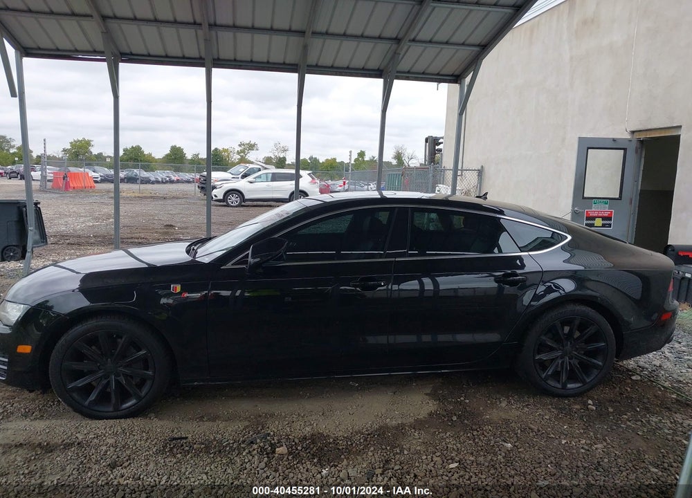 2012 AUDI A7 PREMIUM VIN: WAUYGAFC9CN092171
