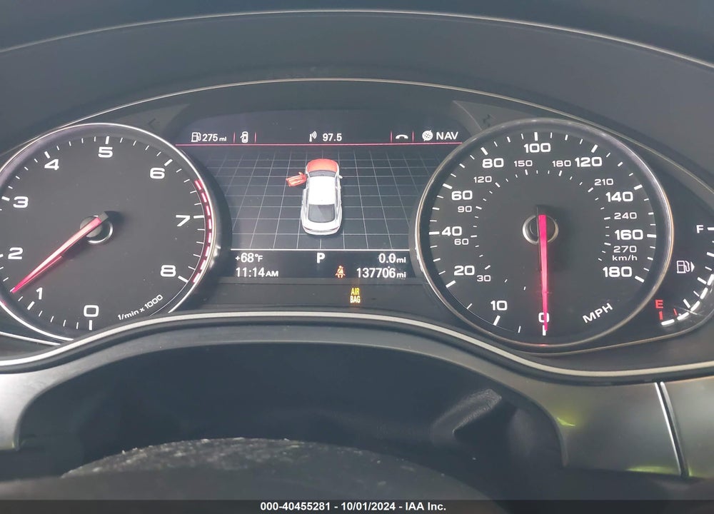 2012 AUDI A7 PREMIUM VIN: WAUYGAFC9CN092171