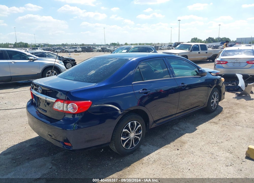 2013 TOYOTA COROLLA L VIN: 2T1BU4EE2DC115316