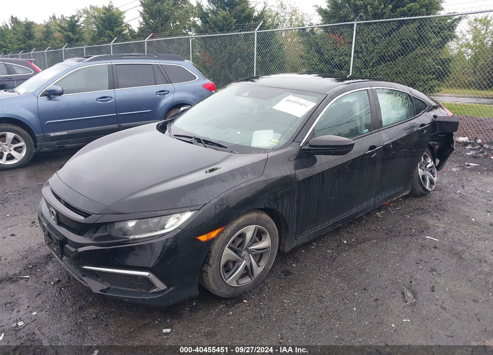 2019 HONDA CIVIC LX VIN: 2HGFC2F61KH588726