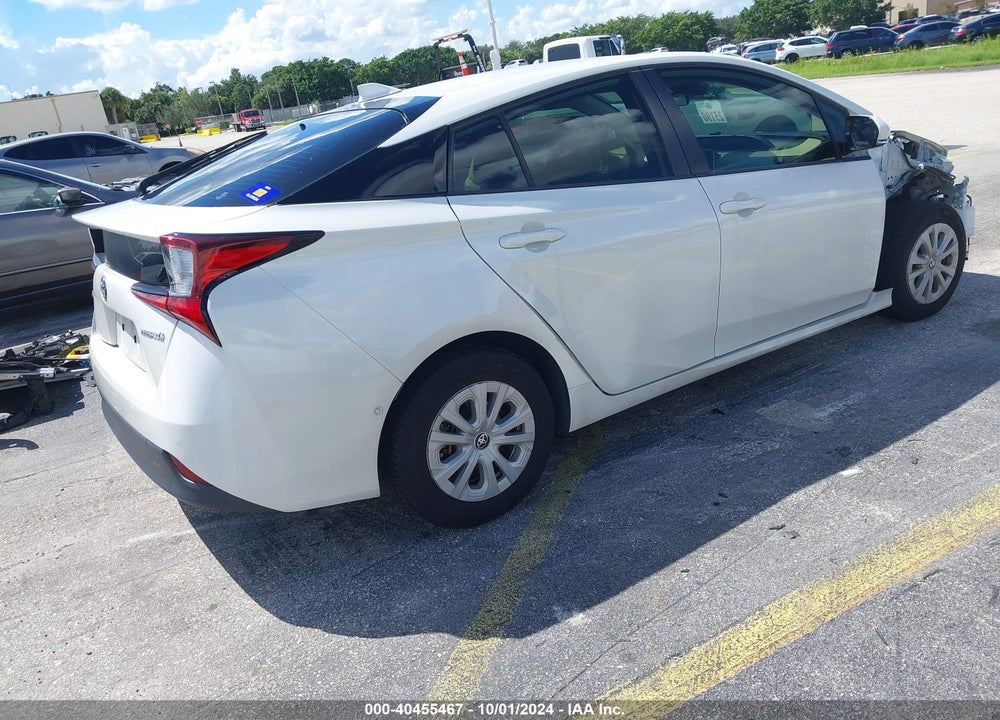 2019 TOYOTA PRIUS LE VIN: JTDKARFU3K3095630