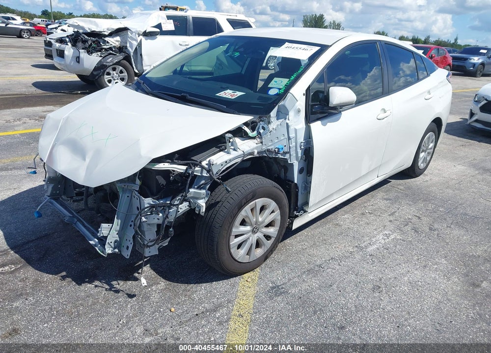2019 TOYOTA PRIUS LE VIN: JTDKARFU3K3095630