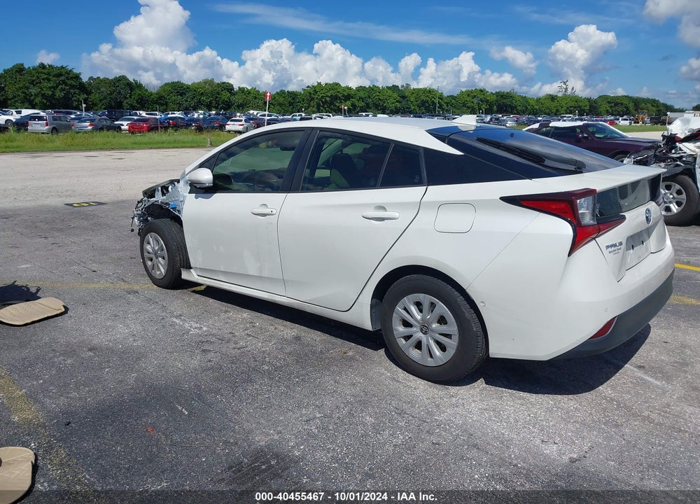 2019 TOYOTA PRIUS LE VIN: JTDKARFU3K3095630
