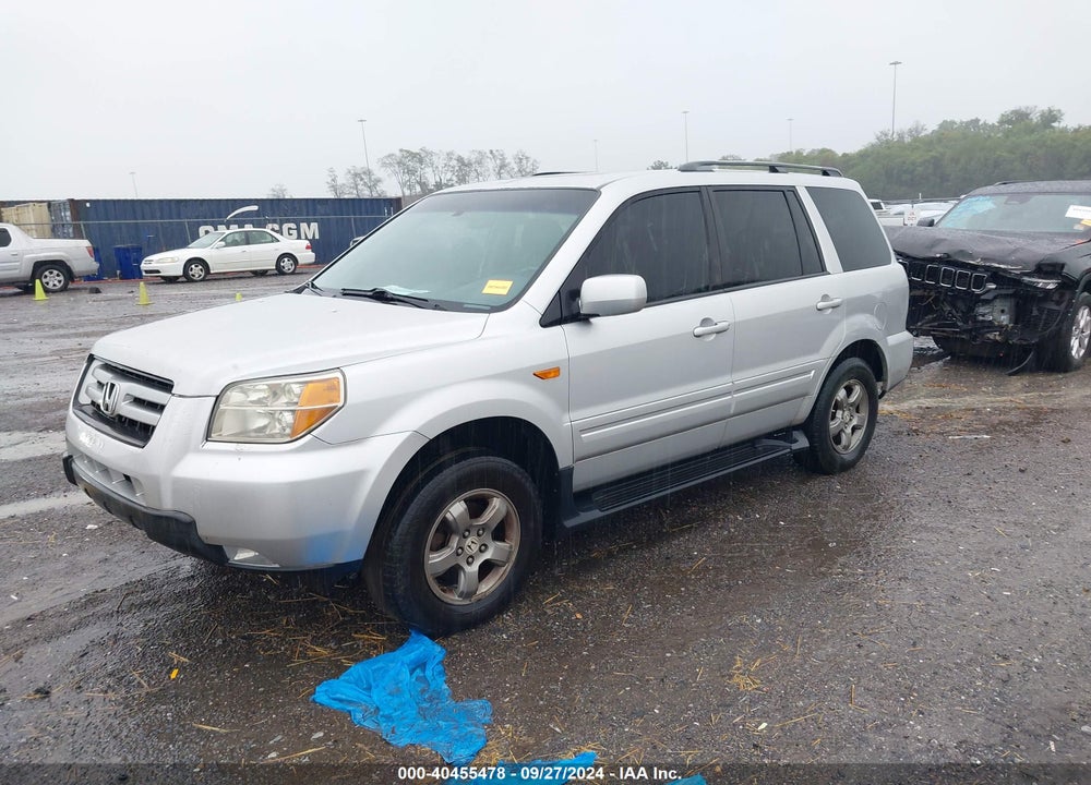 2008 HONDA PILOT EX-L VIN: 5FNYF18608B056260