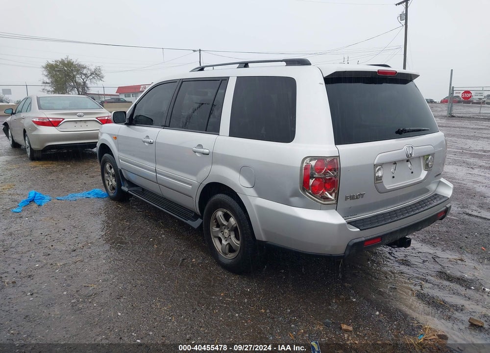 2008 HONDA PILOT EX-L VIN: 5FNYF18608B056260