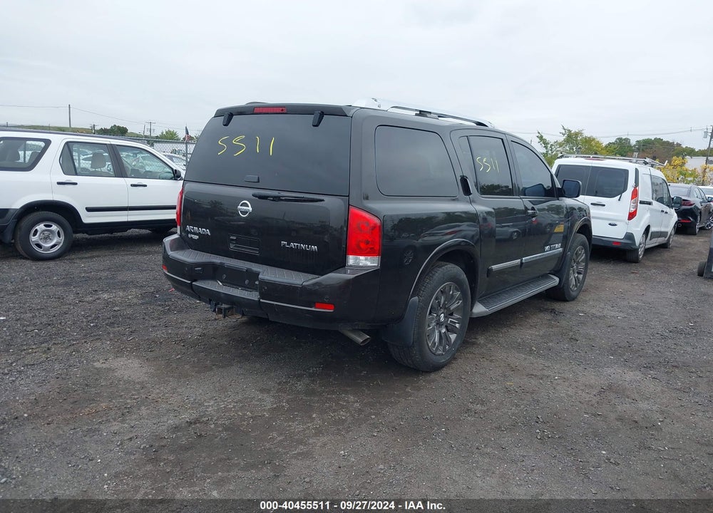 2015 NISSAN ARMADA PLATINUM VIN: 5N1AA0NE2FN606557