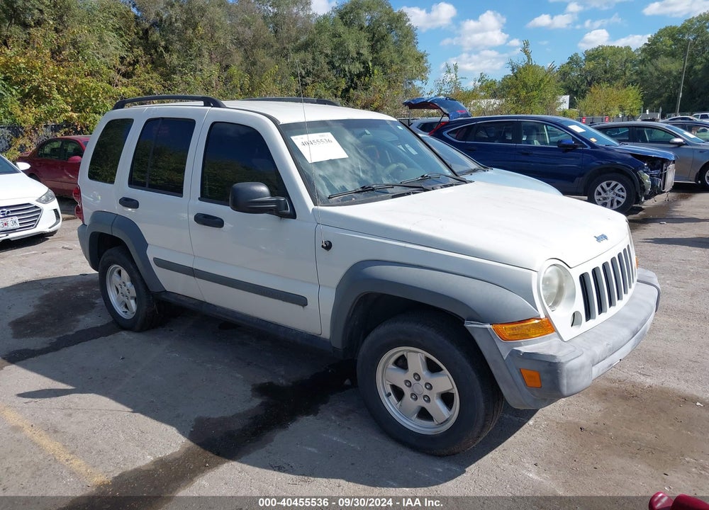 2006 JEEP LIBERTY SPORT VIN: 1J4GL48K16W118450