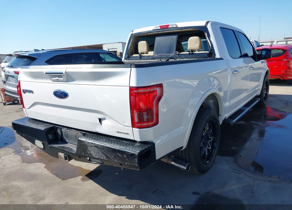 2016 FORD F-150 LARIAT VIN: 1FTEW1CF7GKE10853