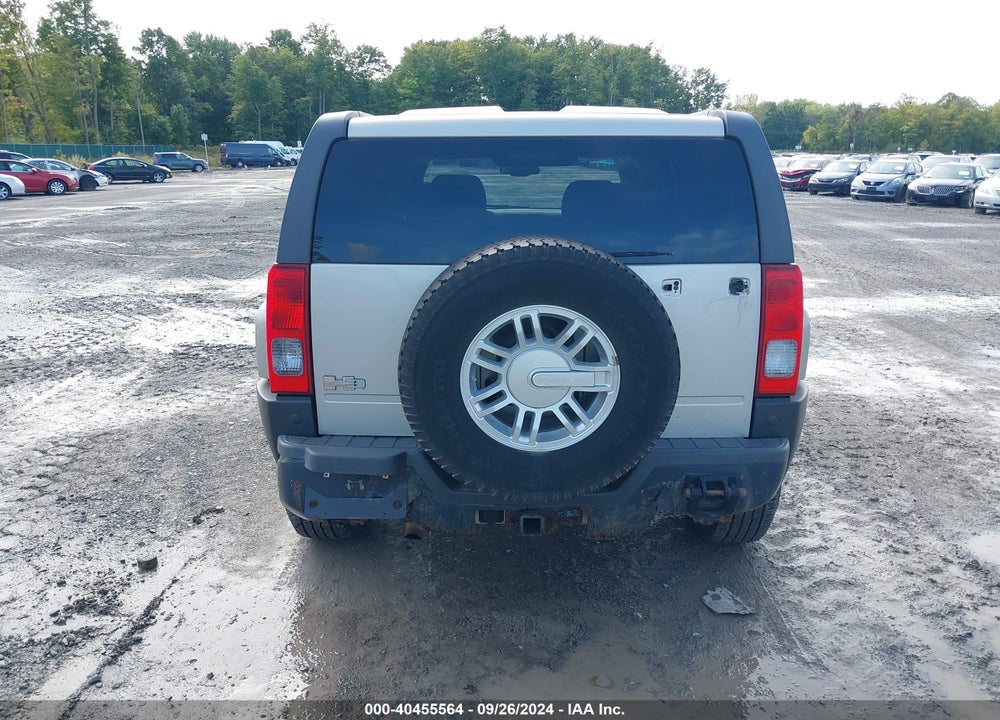 2008 HUMMER H3 SUV VIN: 5GTEN13EX88137005