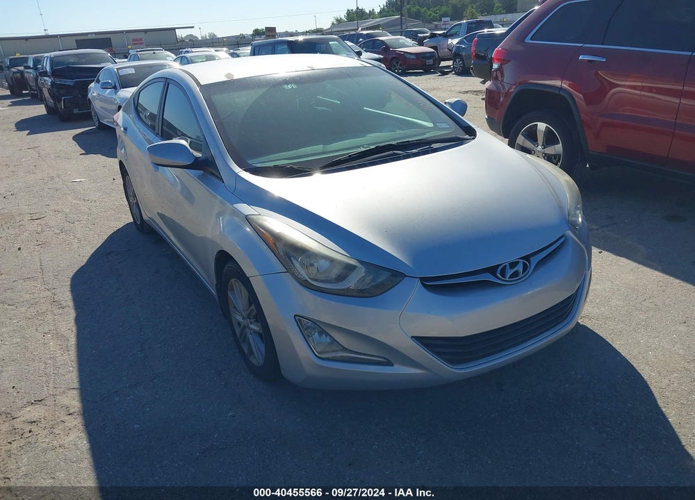 2015 HYUNDAI ELANTRA SE VIN: 5NPDH4AE9FH605724