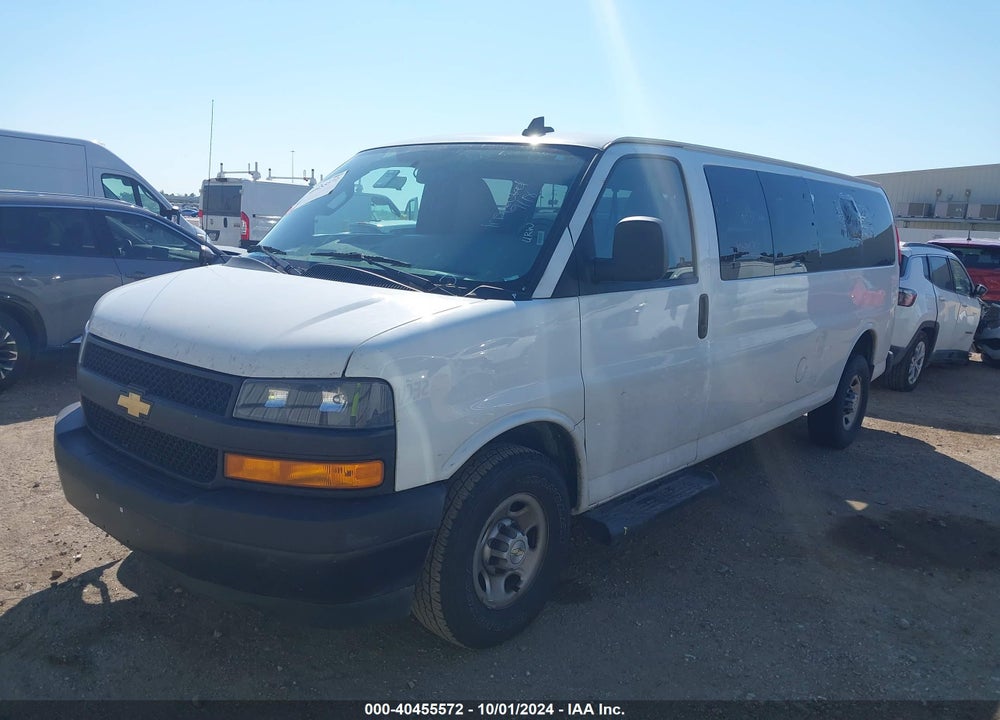 2022 CHEVROLET EXPRESS PASSENGER RWD 3500 EXTENDED WHEELBASE LS VIN: 1GAZGNFP1N1287346