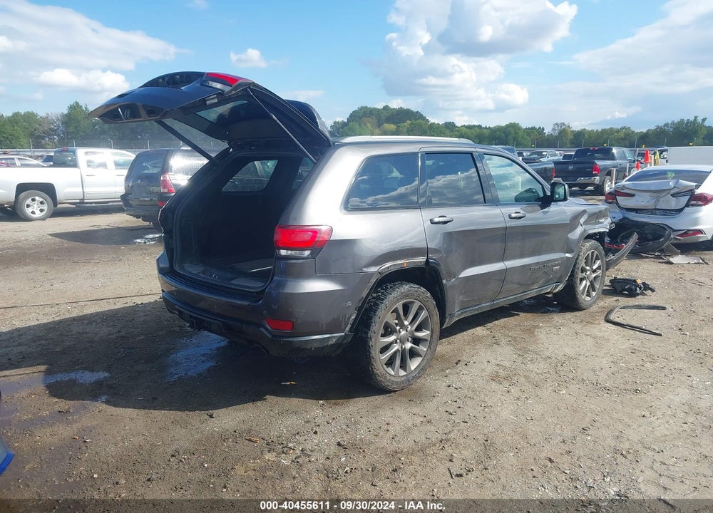 2016 JEEP GRAND CHEROKEE LIMITED 75TH ANNIVERSARY VIN: 1C4RJFBG5GC450771