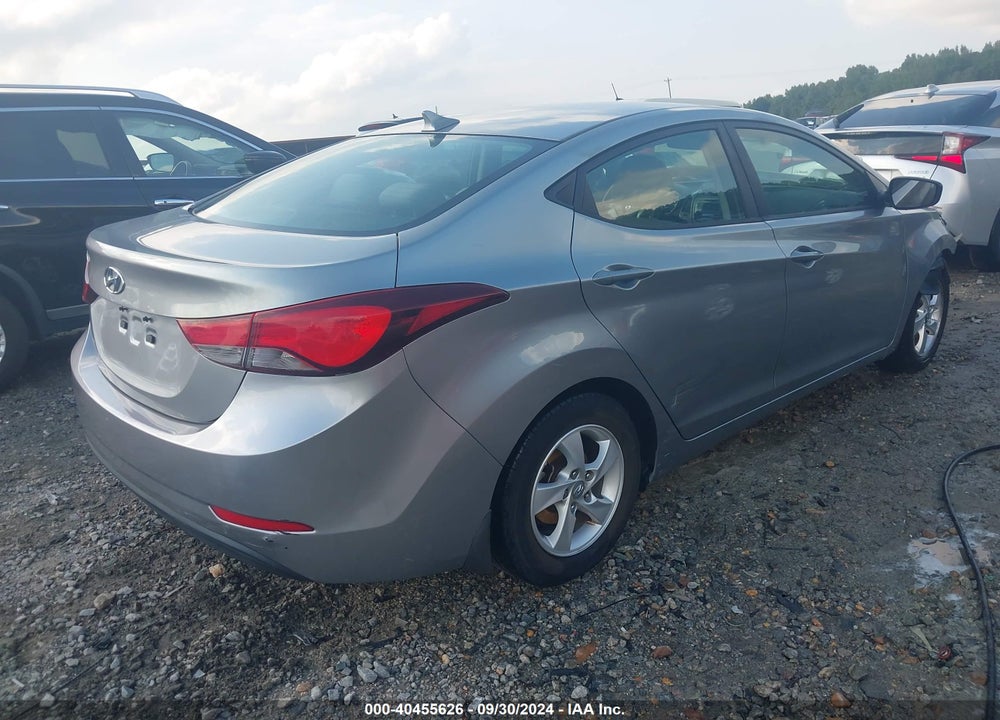 2015 HYUNDAI ELANTRA SE VIN: 5NPDH4AE0FH616806