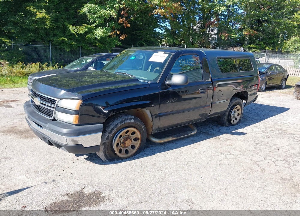 2006 CHEVROLET SILVERADO 1500 WORK TRUCK VIN: 3GCEK14Z06G215588